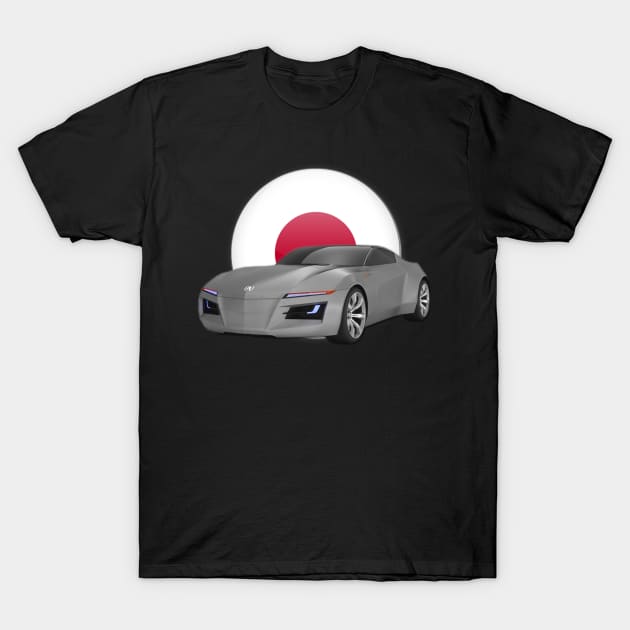 Acura advanced sports car concept  03 T-Shirt by Stickers Cars